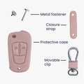 Faux Leather Case Compatible with Opel Vauxhall Car Key