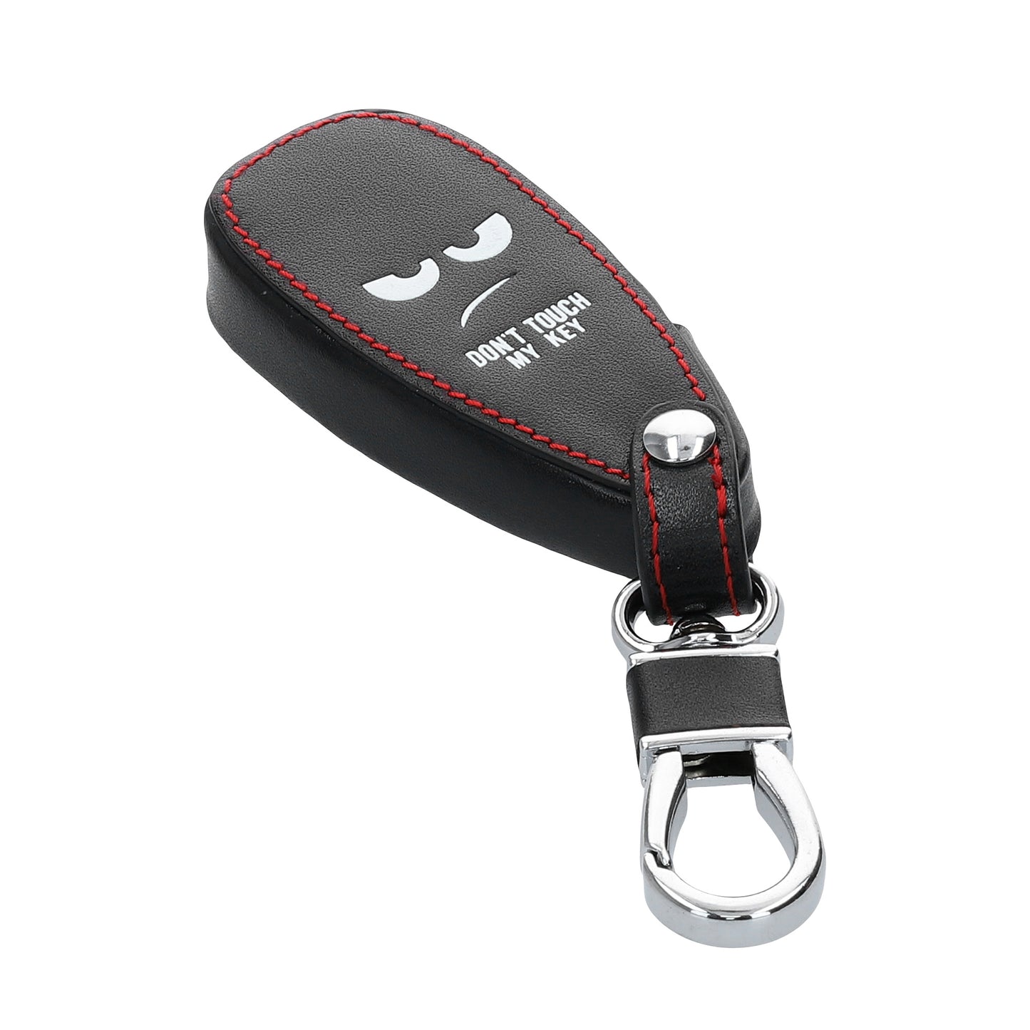 kwmobile Car Key Cover compatible with Ford 3-Button Car Key Keyless Go - Protective Case Key Fob Cover Don't touch my Key