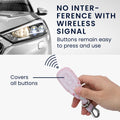 kwmobile Car Key Cover compatible with Ford 3-Button Car Key Keyless Go - Protective Case Key Fob Cover Don't touch my Key