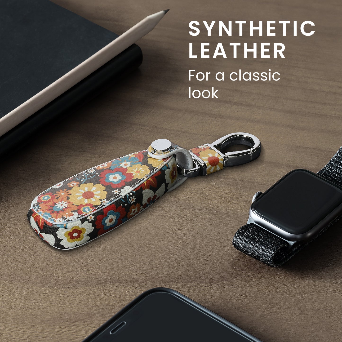 kwmobile Car Key Cover compatible with Ford 3-Button Car Key Keyless Go - Protective Case Key Fob Cover Don't touch my Key