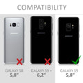 kwmobile Phone Case for Samsung Galaxy S9 - Wireless Charging - Protective Cover