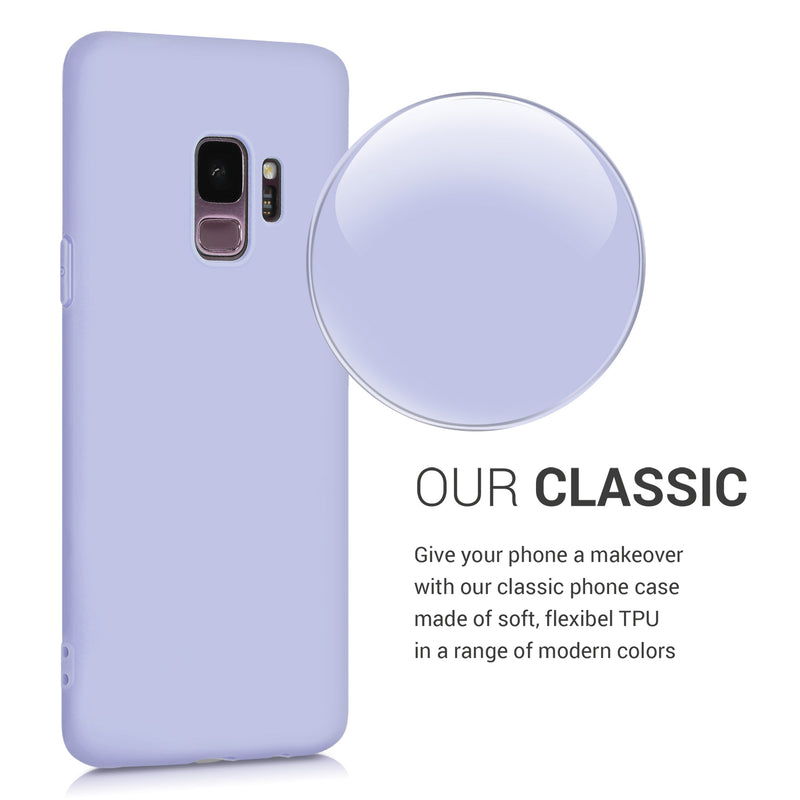 kwmobile Phone Case for Samsung Galaxy S9 - Wireless Charging - Protective Cover