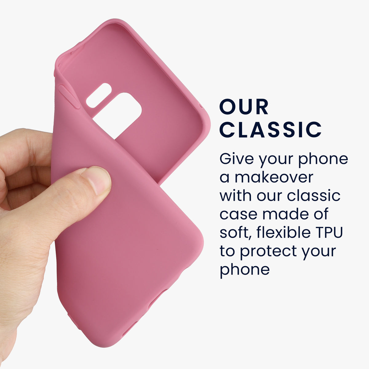 kwmobile Phone Case for Samsung Galaxy S9 - Wireless Charging - Protective Cover
