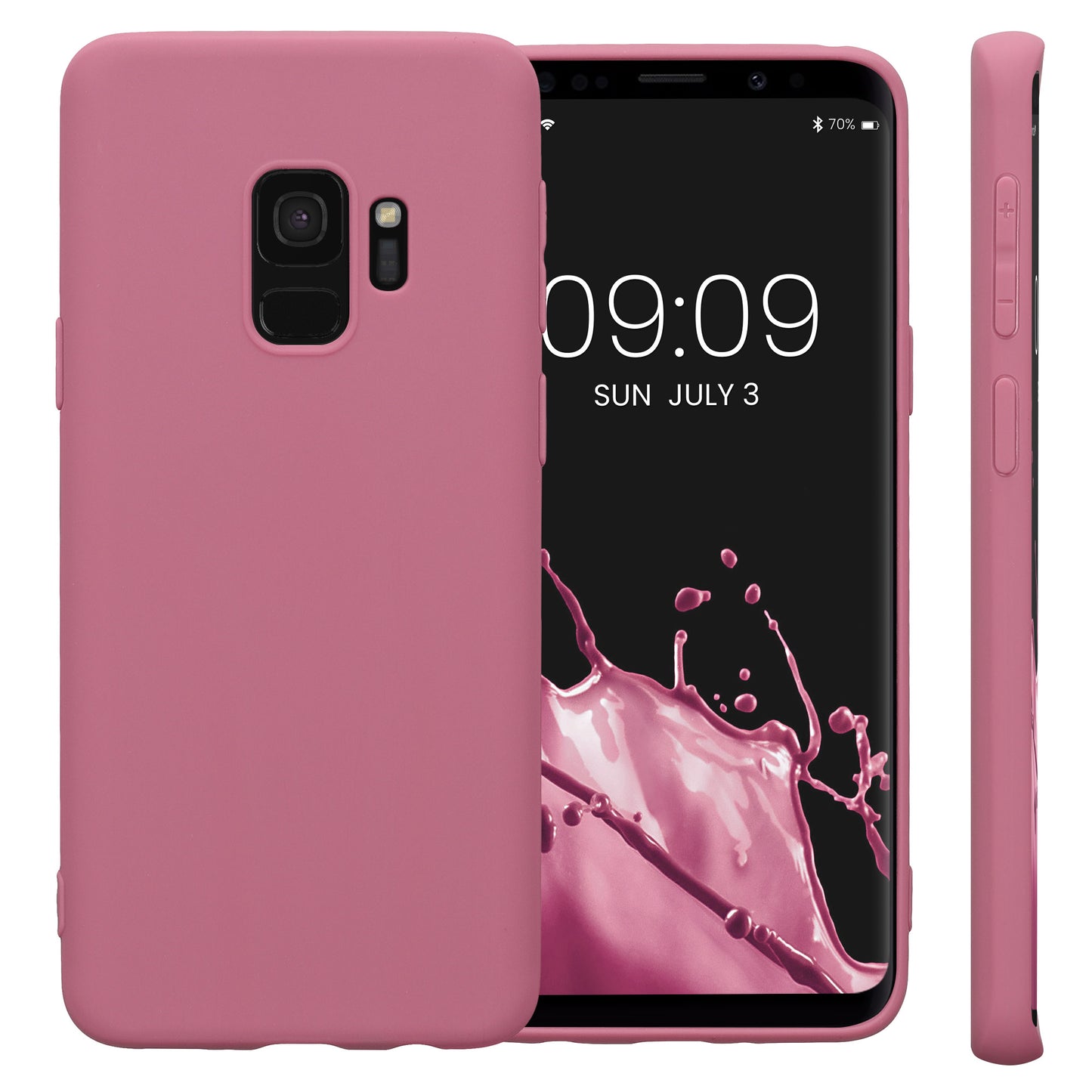 kwmobile Phone Case for Samsung Galaxy S9 - Wireless Charging - Protective Cover