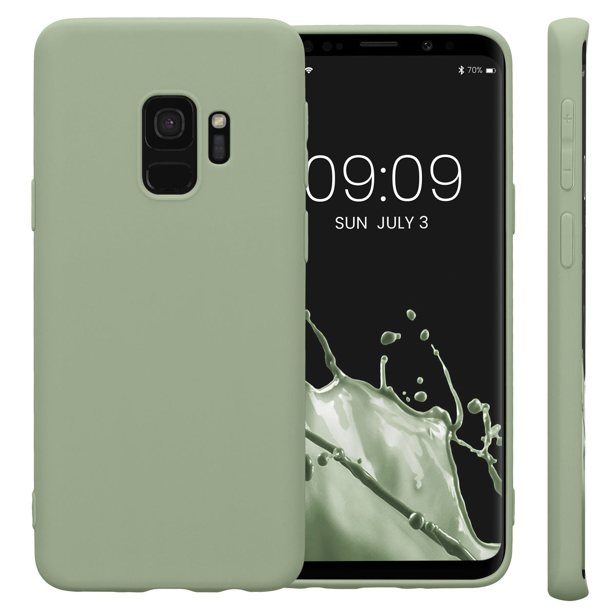kwmobile Phone Case for Samsung Galaxy S9 - Wireless Charging - Protective Cover