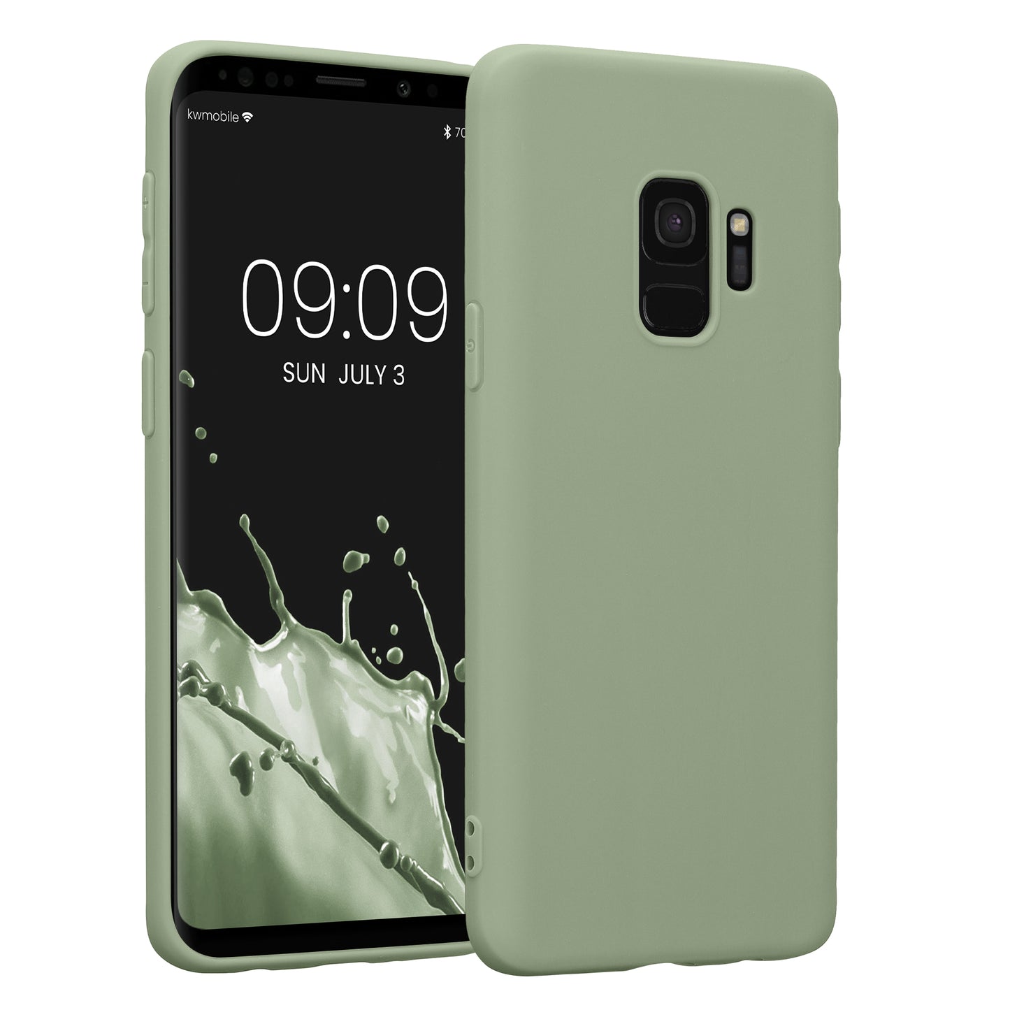 kwmobile Phone Case for Samsung Galaxy S9 - Wireless Charging - Protective Cover