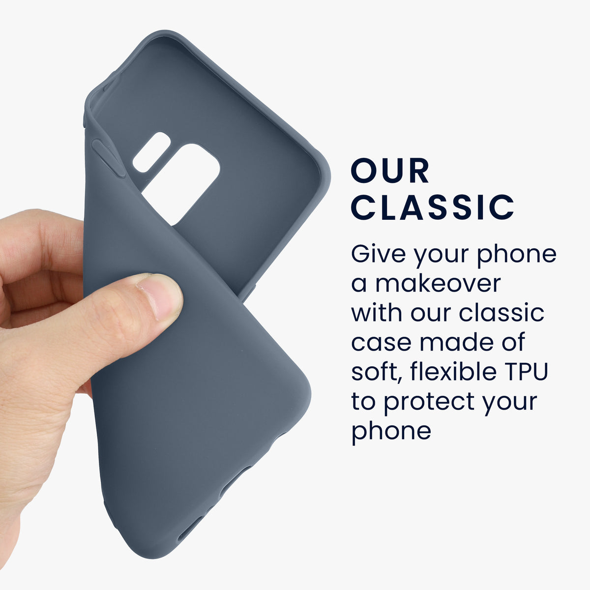 kwmobile Phone Case for Samsung Galaxy S9 - Wireless Charging - Protective Cover