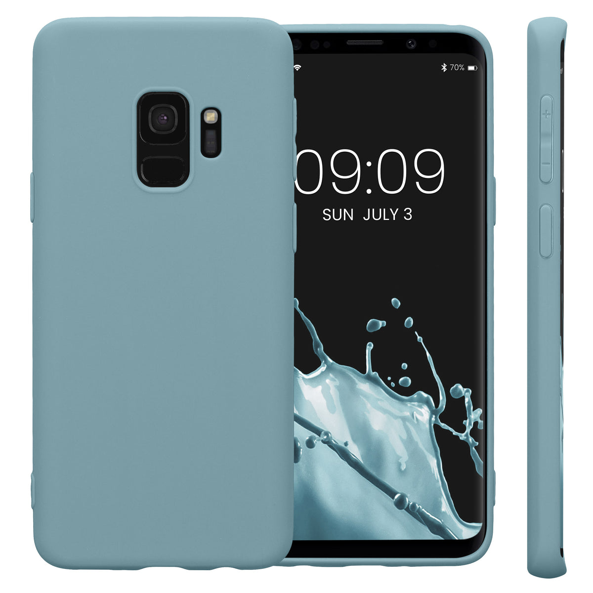 kwmobile Phone Case for Samsung Galaxy S9 - Wireless Charging - Protective Cover