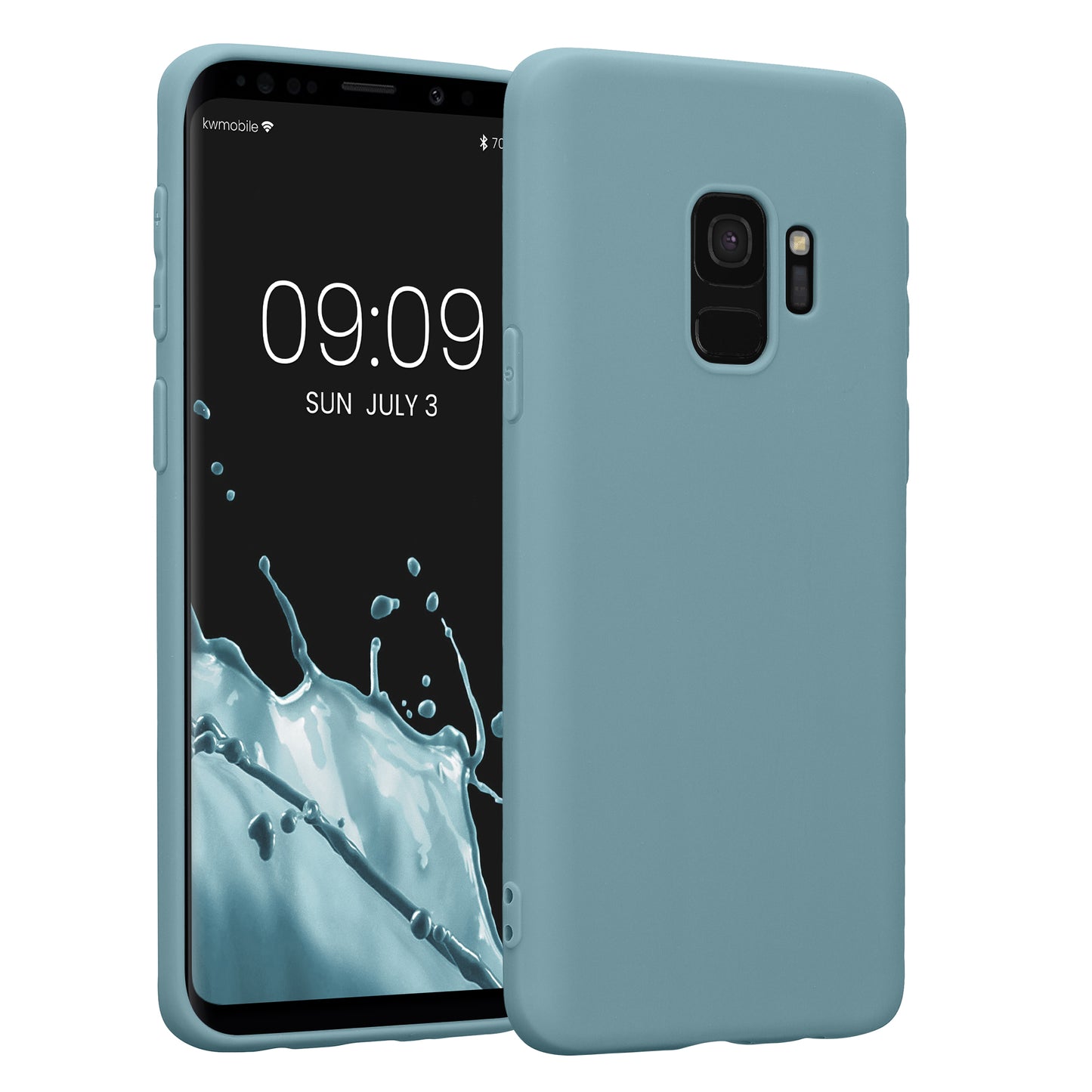 kwmobile Phone Case for Samsung Galaxy S9 - Wireless Charging - Protective Cover