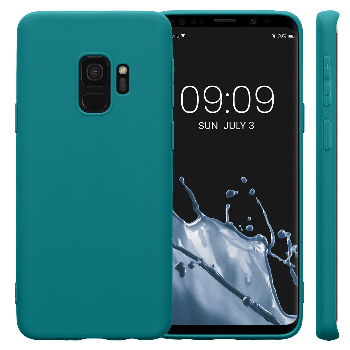 kwmobile Phone Case for Samsung Galaxy S9 - Wireless Charging - Protective Cover