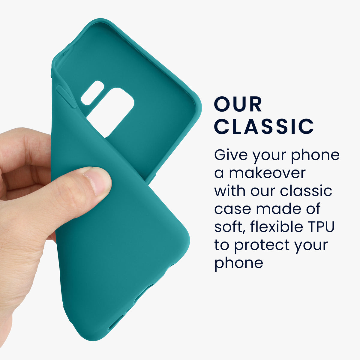 kwmobile Phone Case for Samsung Galaxy S9 - Wireless Charging - Protective Cover
