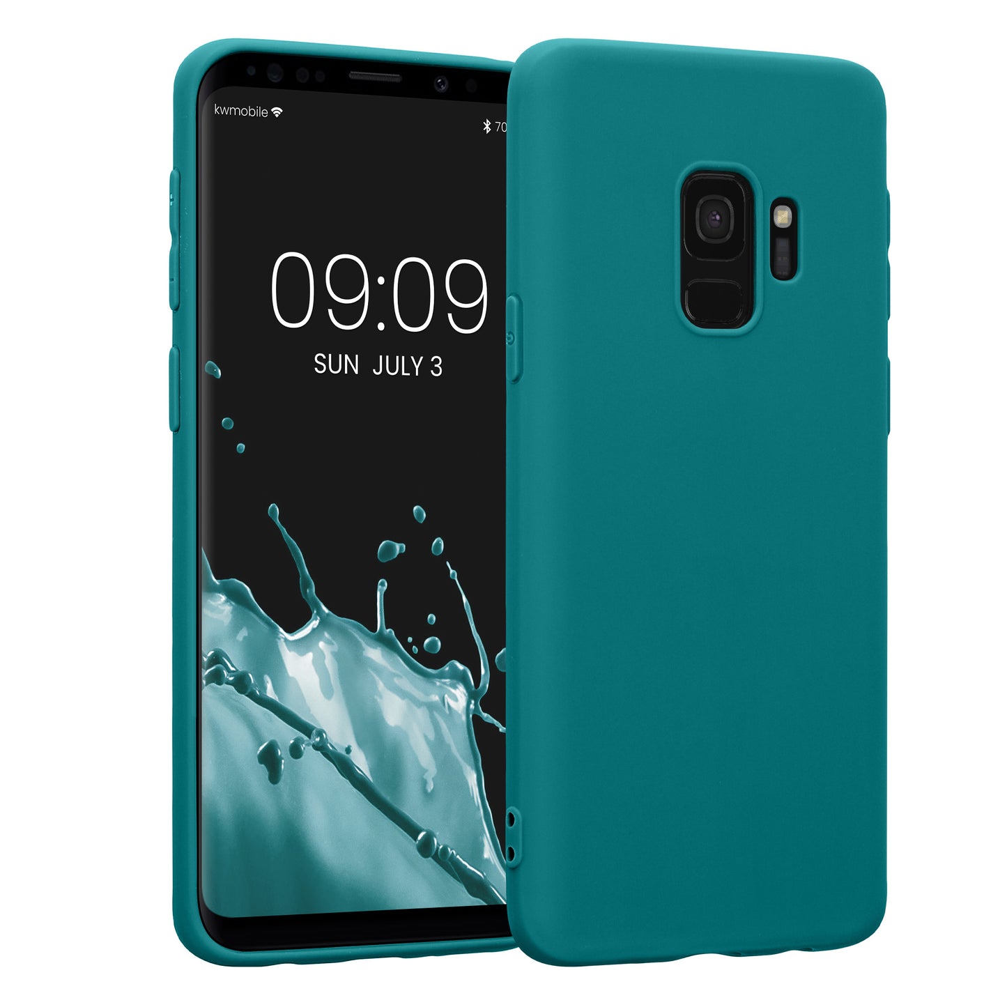 kwmobile Phone Case for Samsung Galaxy S9 - Wireless Charging - Protective Cover