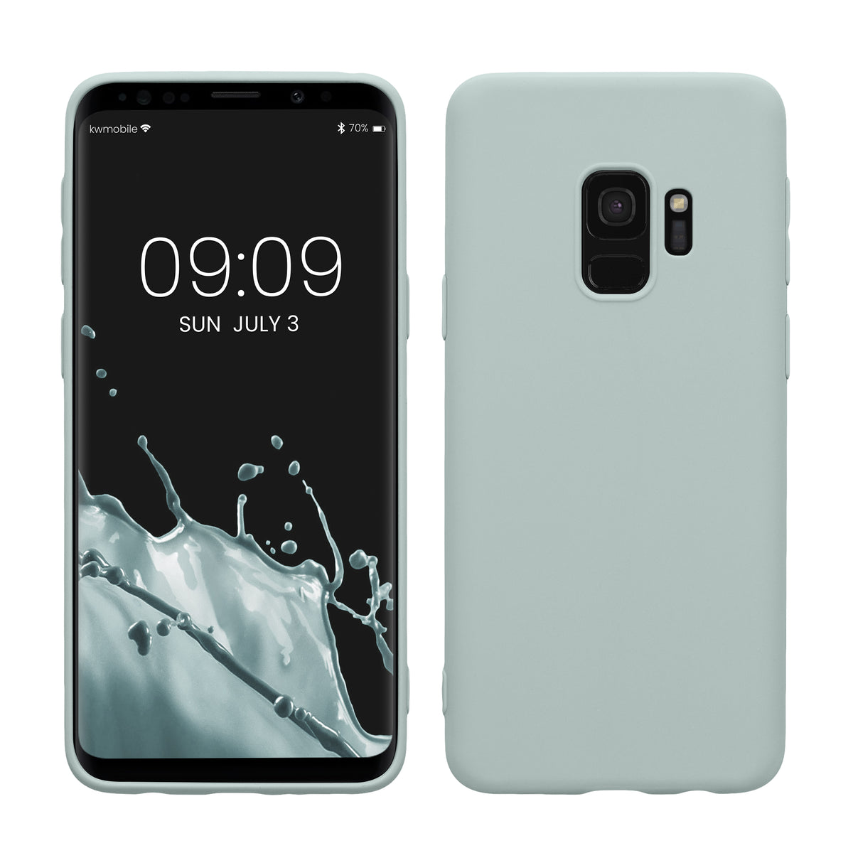 kwmobile Phone Case for Samsung Galaxy S9 - Wireless Charging - Protective Cover