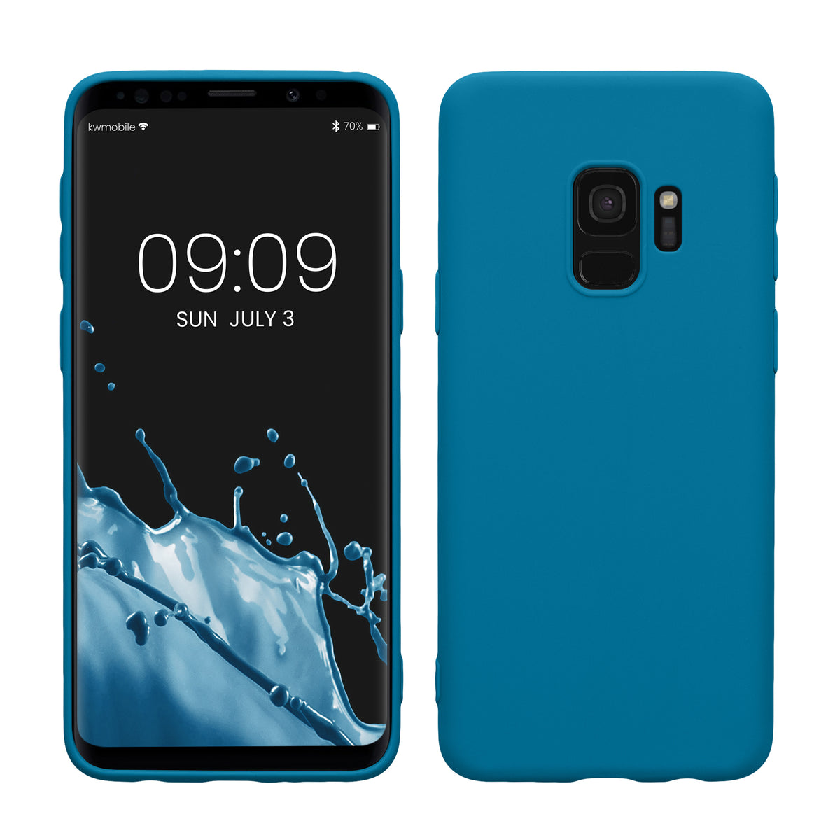 kwmobile Phone Case for Samsung Galaxy S9 - Wireless Charging - Protective Cover