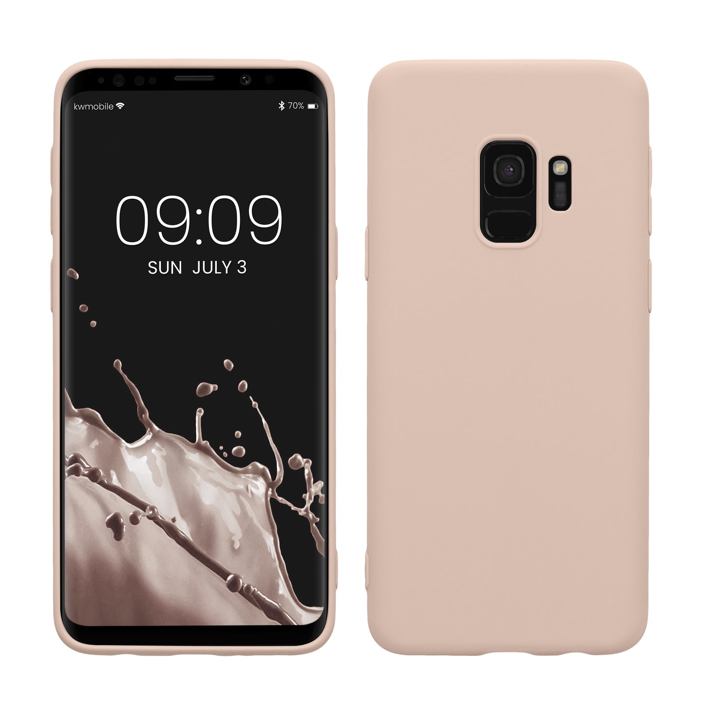 kwmobile Phone Case for Samsung Galaxy S9 - Wireless Charging - Protective Cover