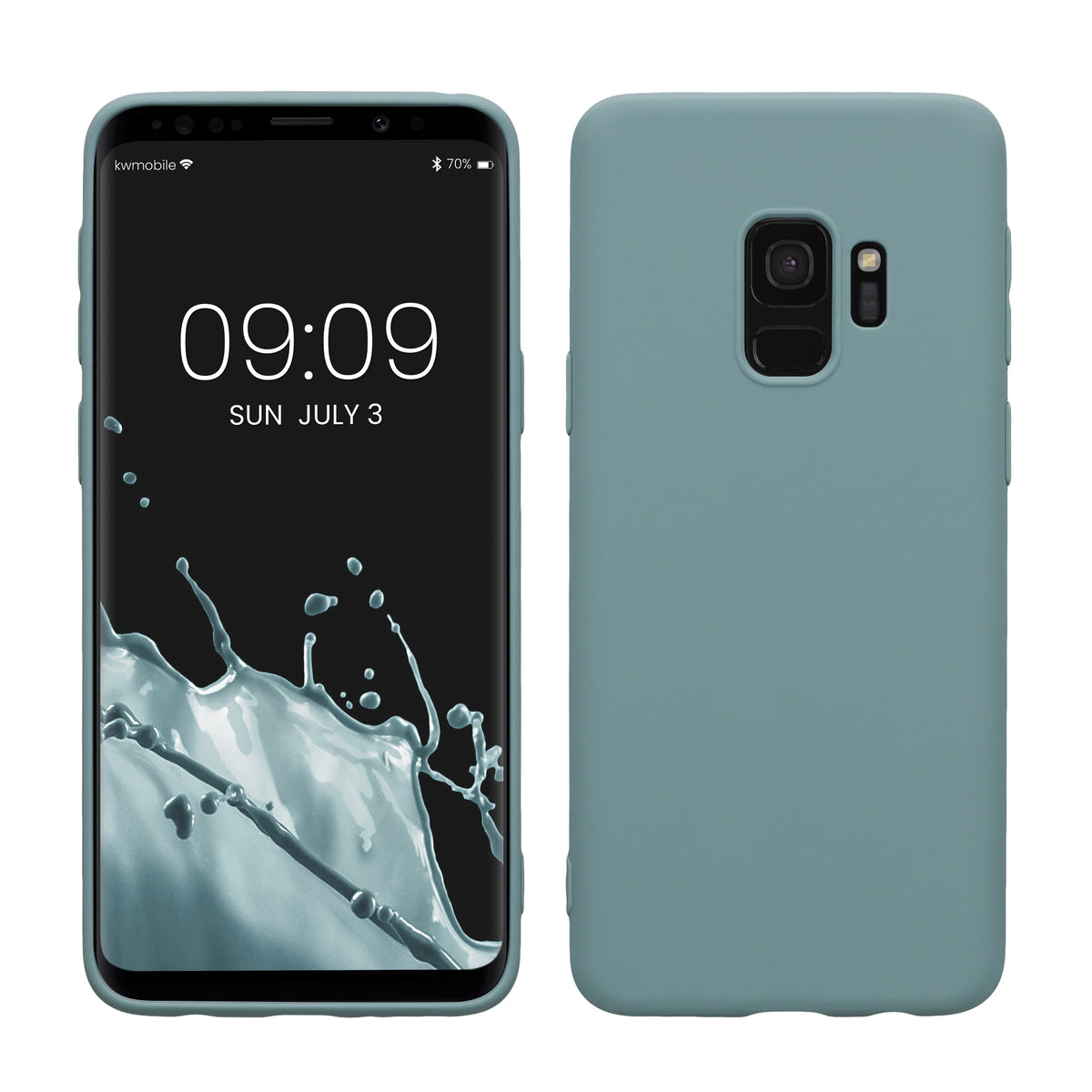 kwmobile Phone Case for Samsung Galaxy S9 - Wireless Charging - Protective Cover