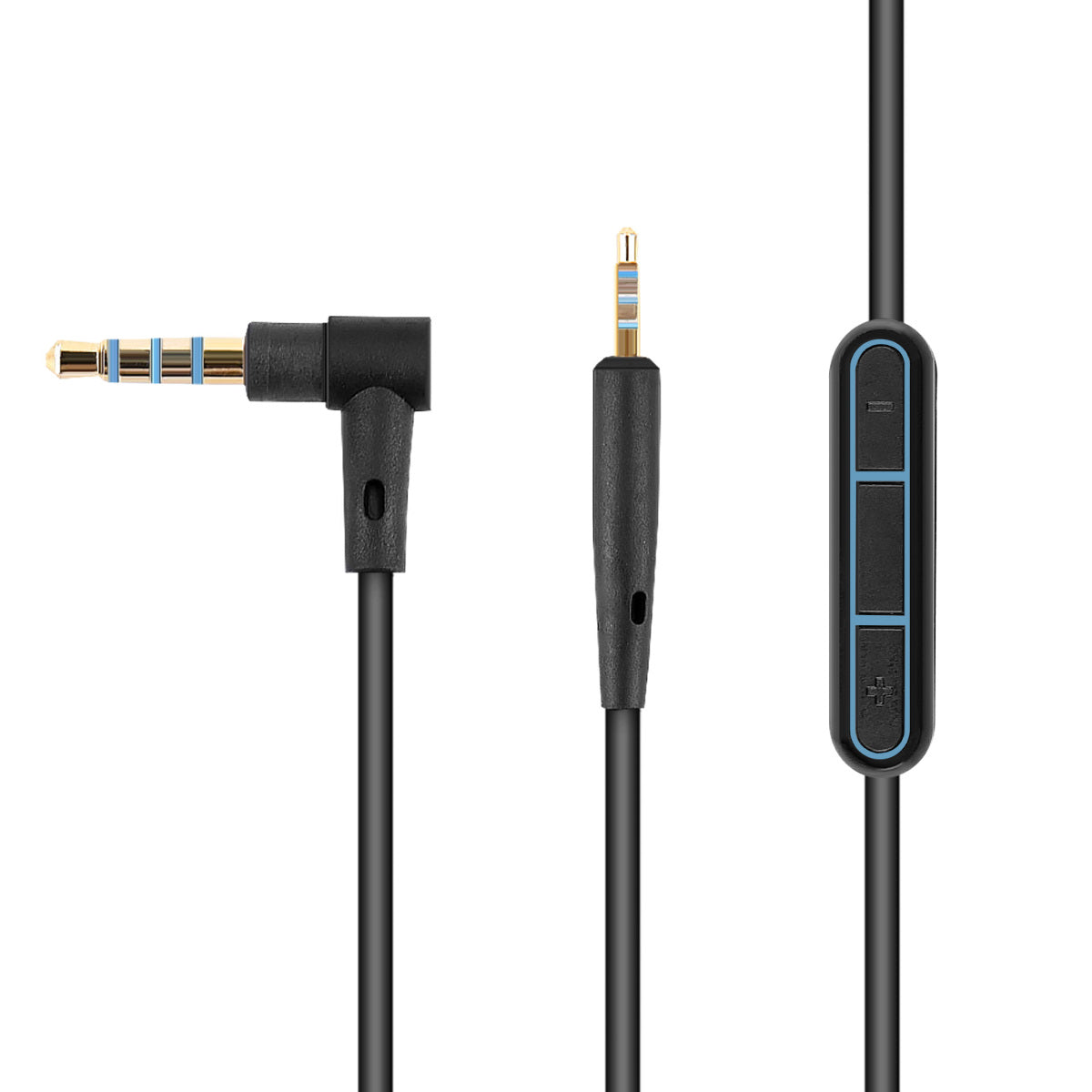 kwmobile Headphone Cable for Bose QuietComfort 35 / 35II / 25 / QC25 / QC35 II / QC35 / On-Ear 2 / OE2 / OE2i / SoundTrue - Replacement Cable Microphone Volume Control - 3.5mm Jack