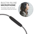 kwmobile Kopfhörerkabel für Over-Ear-Kopfhörer - Ersatz Kabel 150 cm Mikrofon Lautstärkeregler - 3.5mm Klinke