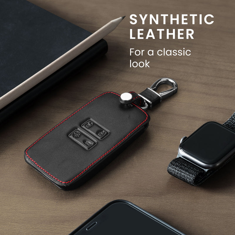 kwmobile Car Key Cover compatible with Renault 4-button Smart Key (Keyless Go only)