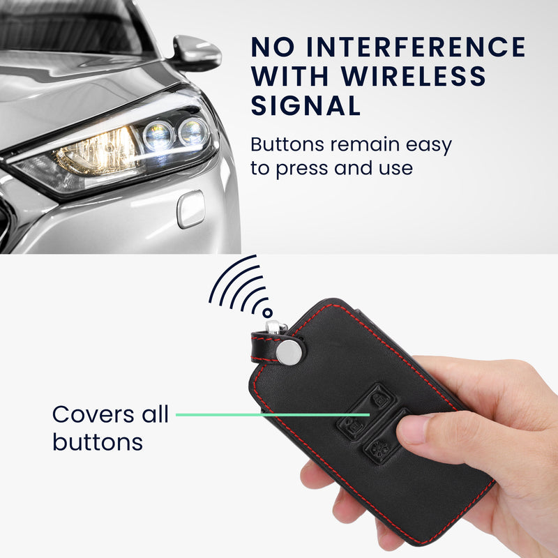 kwmobile Car Key Cover compatible with Renault 4-button Smart Key (Keyless Go only)