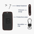 kwmobile Car Key Cover compatible with Renault 4-button Smart Key (Keyless Go only)