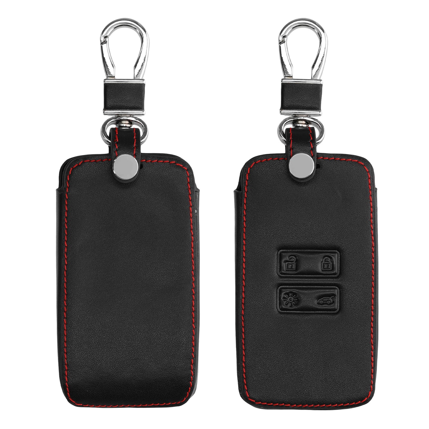 kwmobile Car Key Cover compatible with Renault 4-button Smart Key (Keyless Go only)