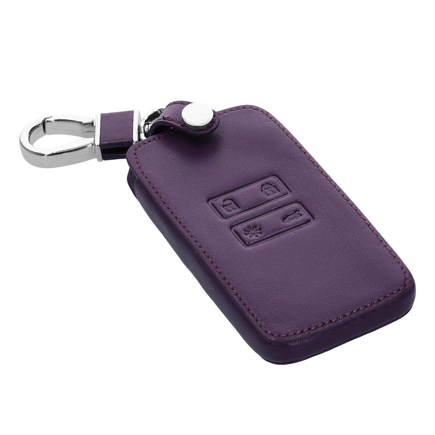 kwmobile Car Key Cover compatible with Renault 4-button Smart Key (Keyless Go only)