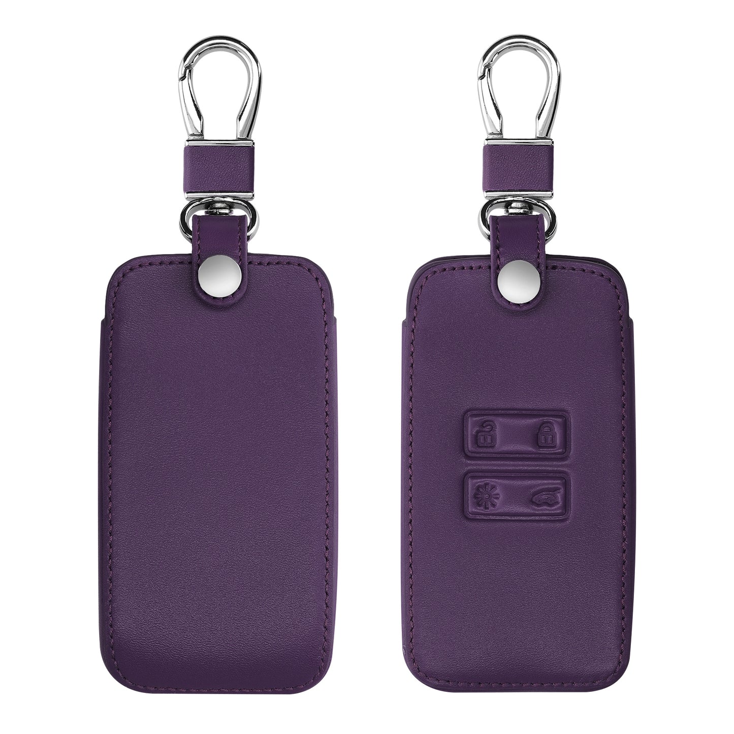 kwmobile Car Key Cover compatible with Renault 4-button Smart Key (Keyless Go only)