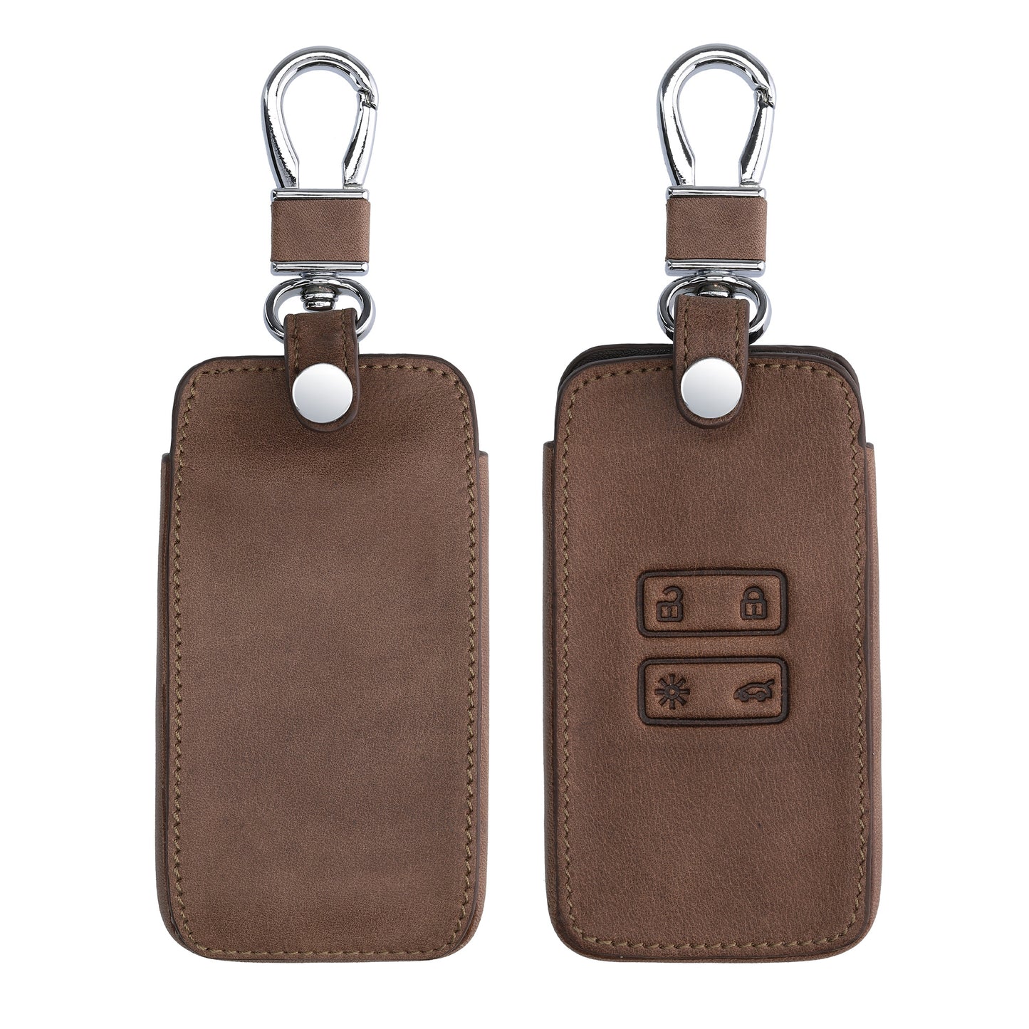 kwmobile Car Key Cover compatible with Renault 4-button Smart Key (Keyless Go only)