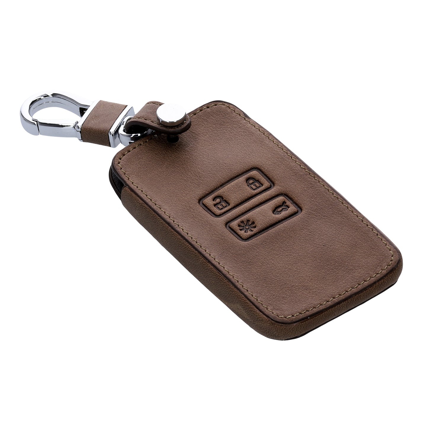 kwmobile Car Key Cover compatible with Renault 4-button Smart Key (Keyless Go only)