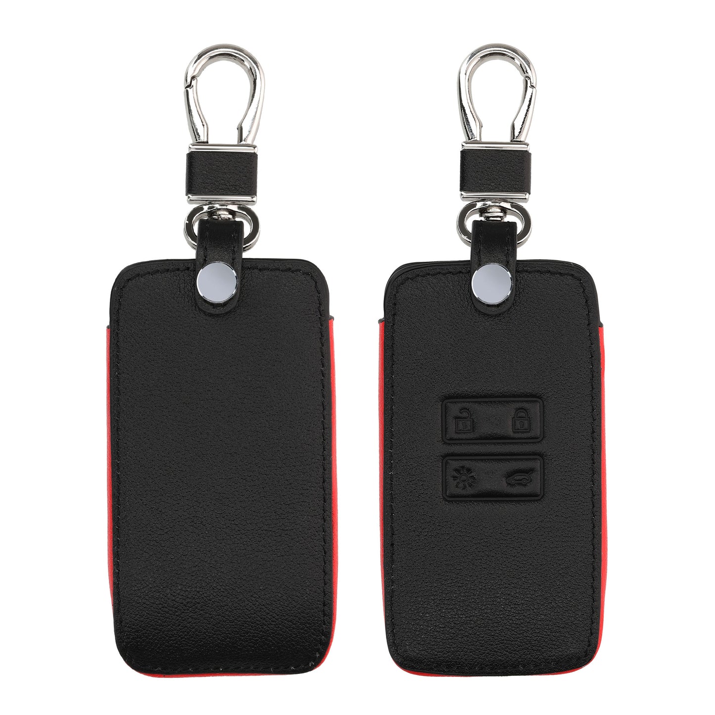 kwmobile Car Key Cover compatible with Renault 4-button Smart Key (Keyless Go only)