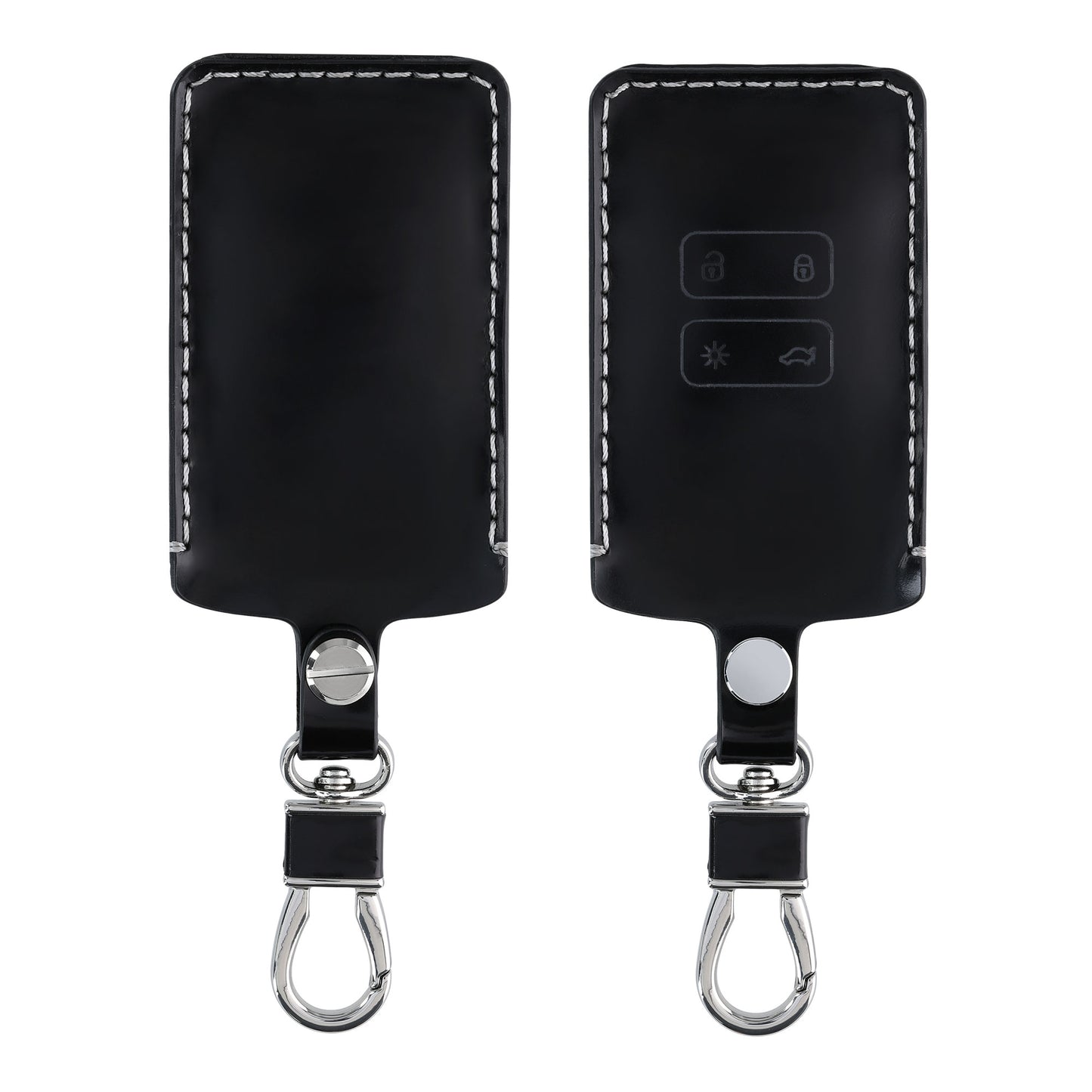 kwmobile Car Key Cover compatible with Renault 4-button Smart Key (Keyless Go only)