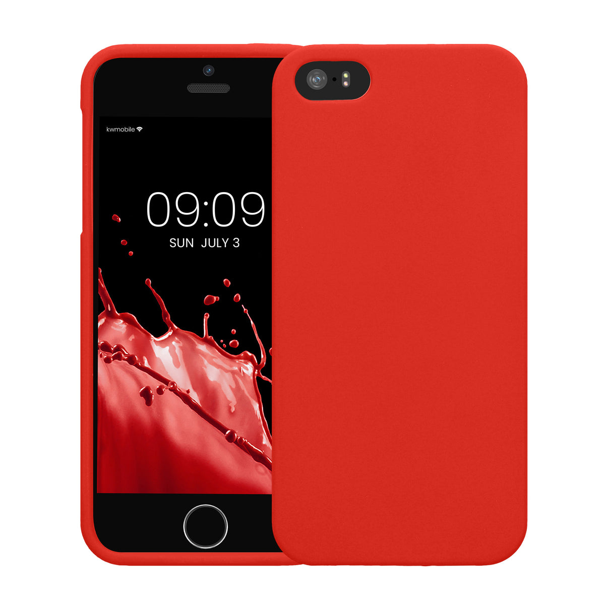 kwmobile Phone Case for Apple iPhone SE (1st Gen 2016) / iPhone 5 / iPhone 5S - Wireless Charging - Protective Cover