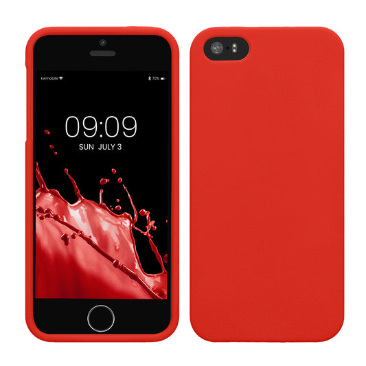 kwmobile Phone Case for Apple iPhone SE (1st Gen 2016) / iPhone 5 / iPhone 5S - Wireless Charging - Protective Cover