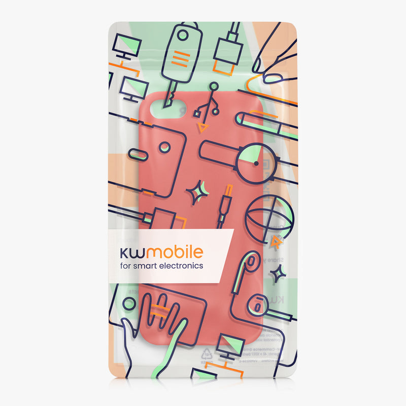 kwmobile Phone Case for Apple iPhone SE (1st Gen 2016) / iPhone 5 / iPhone 5S - Wireless Charging - Protective Cover