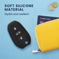 kwmobile Car Key Cover compatible with Peugeot Citroen 3-Button Smart Key (Keyless Go only)