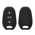 kwmobile Car Key Cover compatible with Peugeot Citroen 3-Button Smart Key (Keyless Go only)