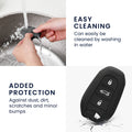 kwmobile Car Key Cover compatible with Peugeot Citroen 3-Button Smart Key (Keyless Go only)