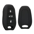 kwmobile Car Key Cover compatible with Peugeot Citroen 3-Button Smart Key (Keyless Go only)