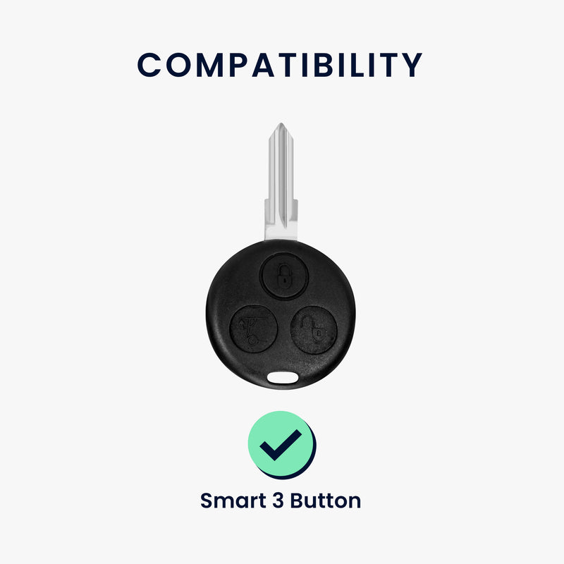 Smart 3-Button Remote Car Key Cover