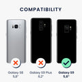 kwmobile Phone Case for Samsung Galaxy S9 - Silicone Case - Wireless Charging - Protective Cover