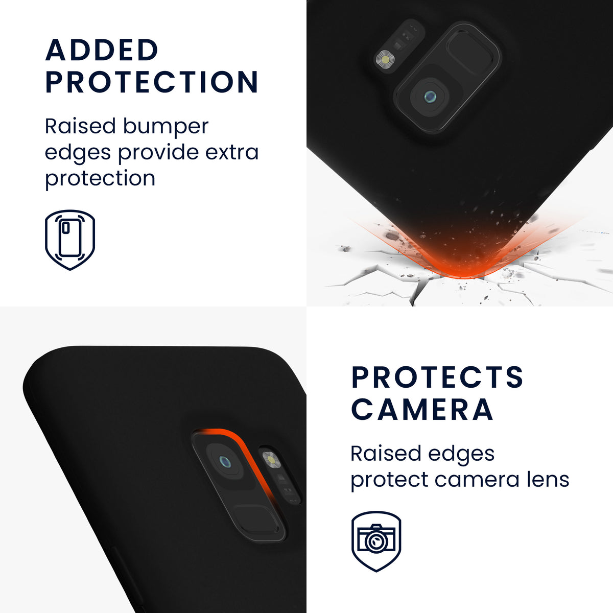 kwmobile Phone Case for Samsung Galaxy S9 - Silicone Case - Wireless Charging - Protective Cover