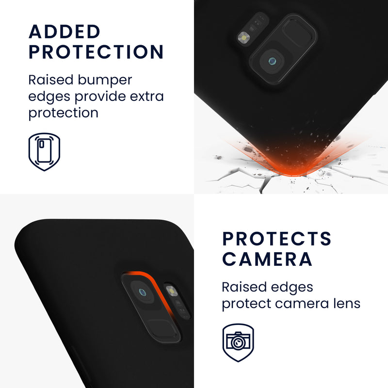 kwmobile Phone Case for Samsung Galaxy S9 - Silicone Case - Wireless Charging - Protective Cover