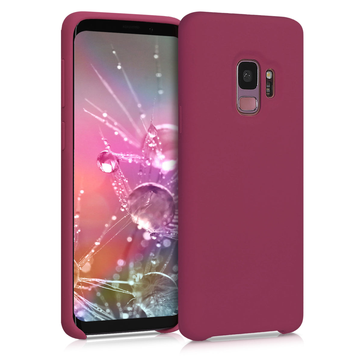 kwmobile Phone Case for Samsung Galaxy S9 - Silicone Case - Wireless Charging - Protective Cover