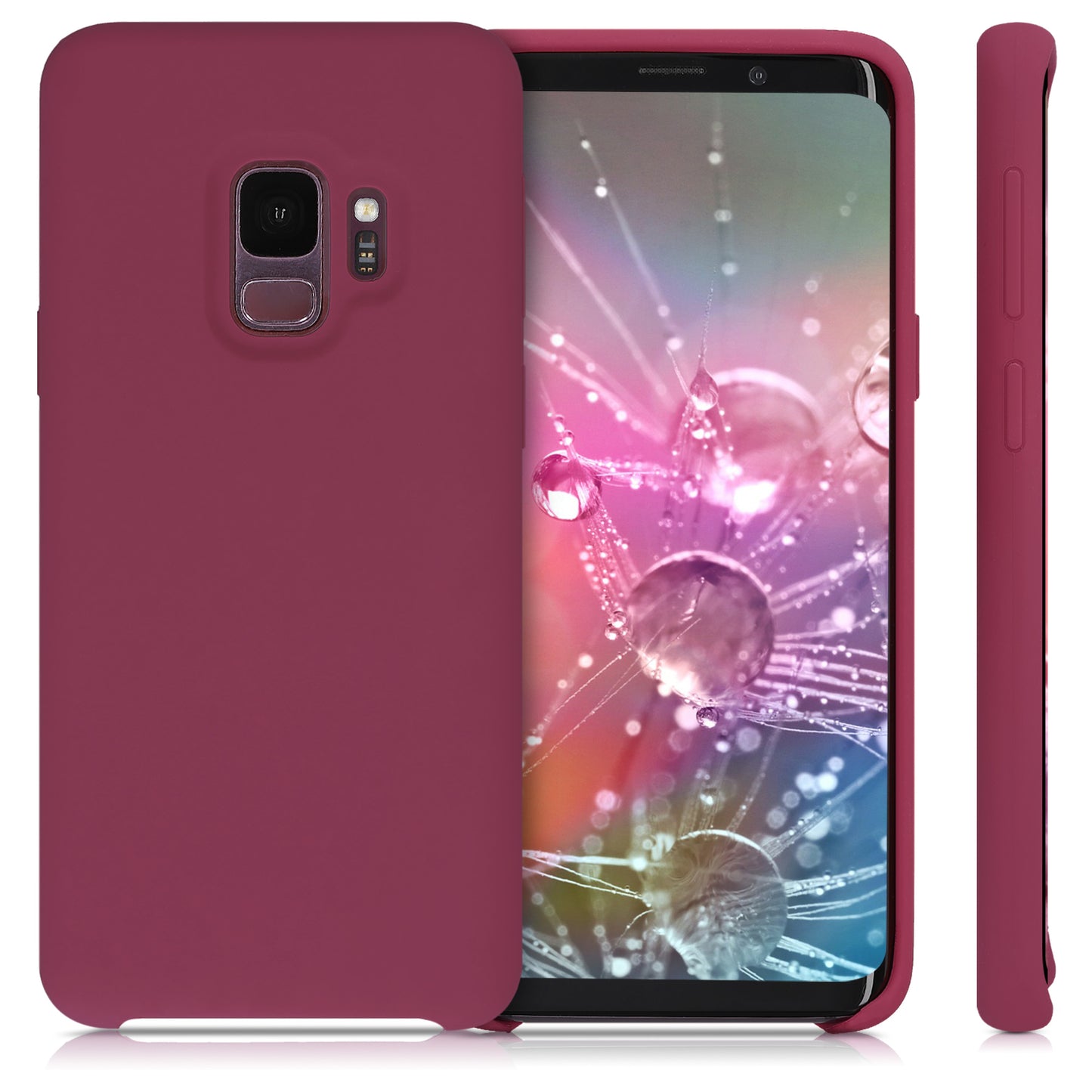 kwmobile Phone Case for Samsung Galaxy S9 - Silicone Case - Wireless Charging - Protective Cover