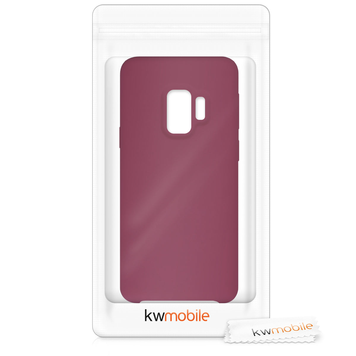 kwmobile Phone Case for Samsung Galaxy S9 - Silicone Case - Wireless Charging - Protective Cover