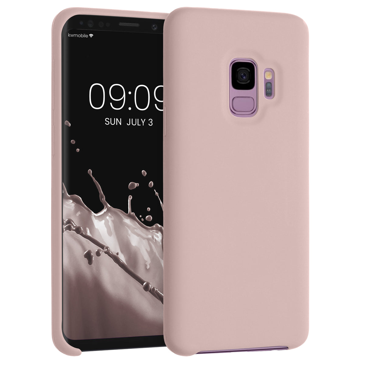 kwmobile Phone Case for Samsung Galaxy S9 - Silicone Case - Wireless Charging - Protective Cover