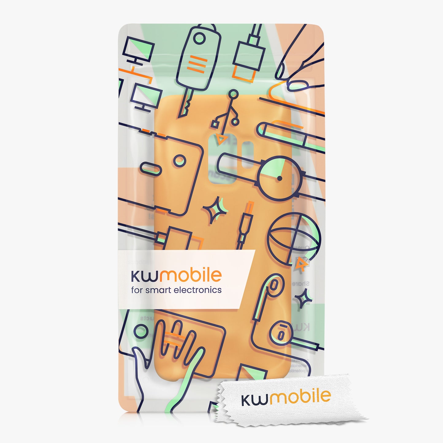 kwmobile Phone Case for Samsung Galaxy S9 - Silicone Case - Wireless Charging - Protective Cover