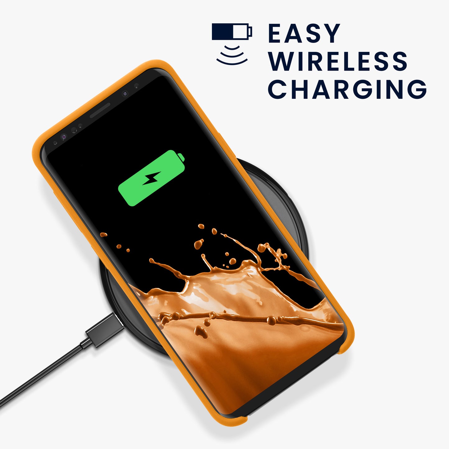 kwmobile Phone Case for Samsung Galaxy S9 - Silicone Case - Wireless Charging - Protective Cover