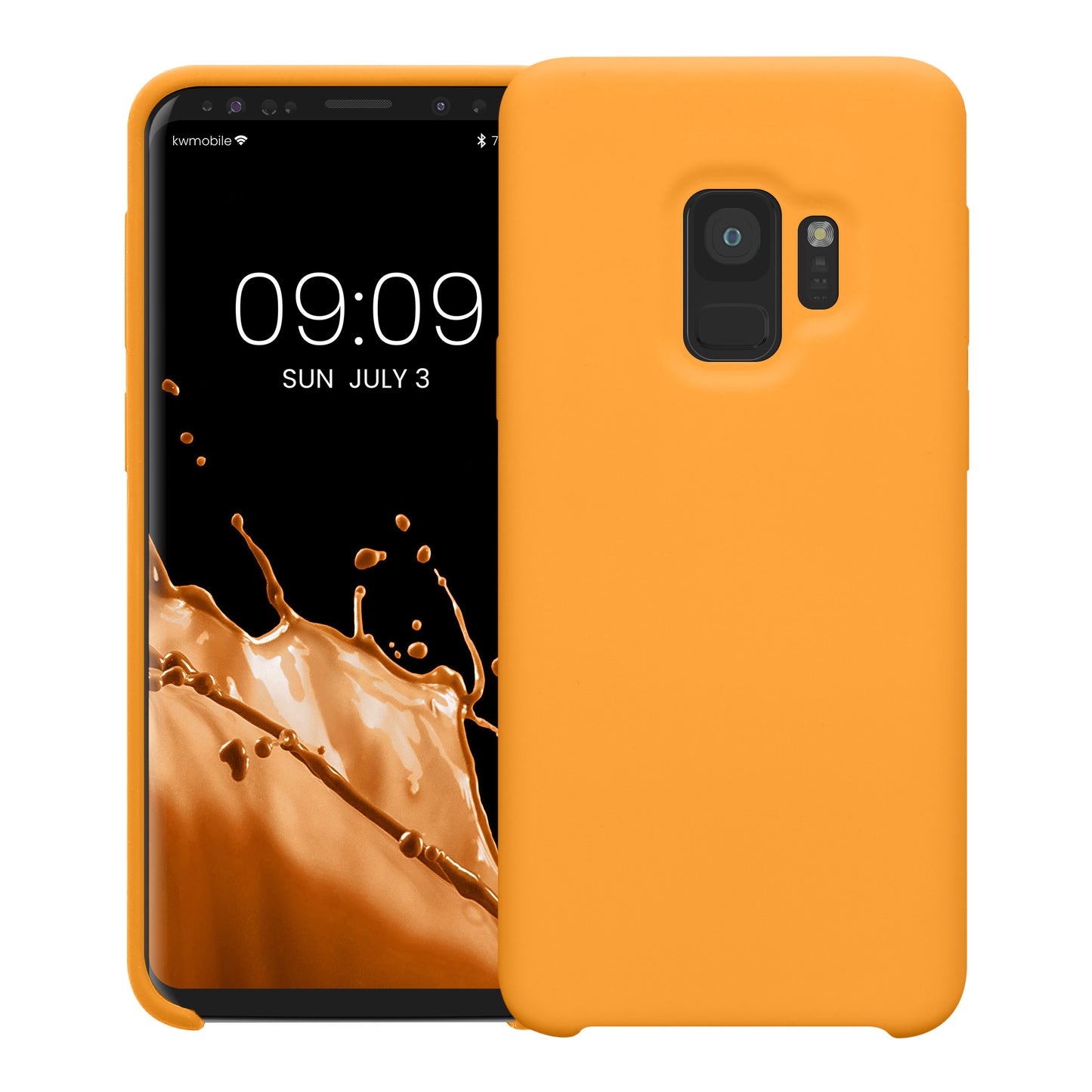 kwmobile Phone Case for Samsung Galaxy S9 - Silicone Case - Wireless Charging - Protective Cover